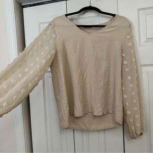 Beige blouse